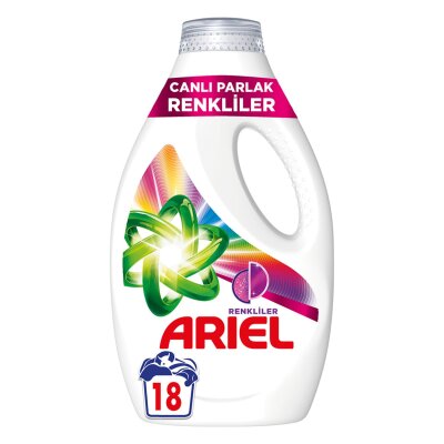 Ariel Sıvı Deterjan Renkliler 18 Yıkama 900 Ml - Ariel