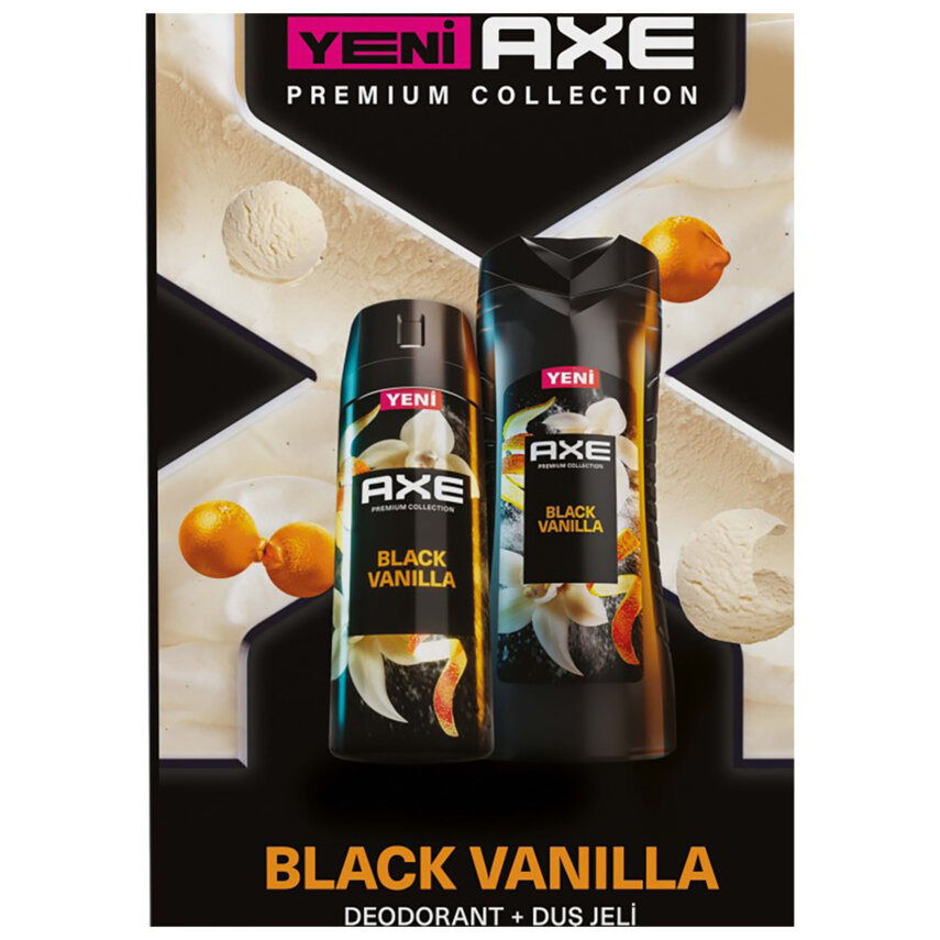 Axe Black Vanilla Deodorant 150 Ml + Duş Jeli 300 Ml - 1