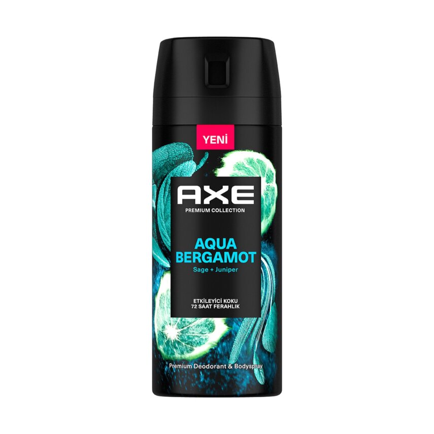 Axe Erkek Sprey Deodorant Aqua Bergamot 150 ml - 1