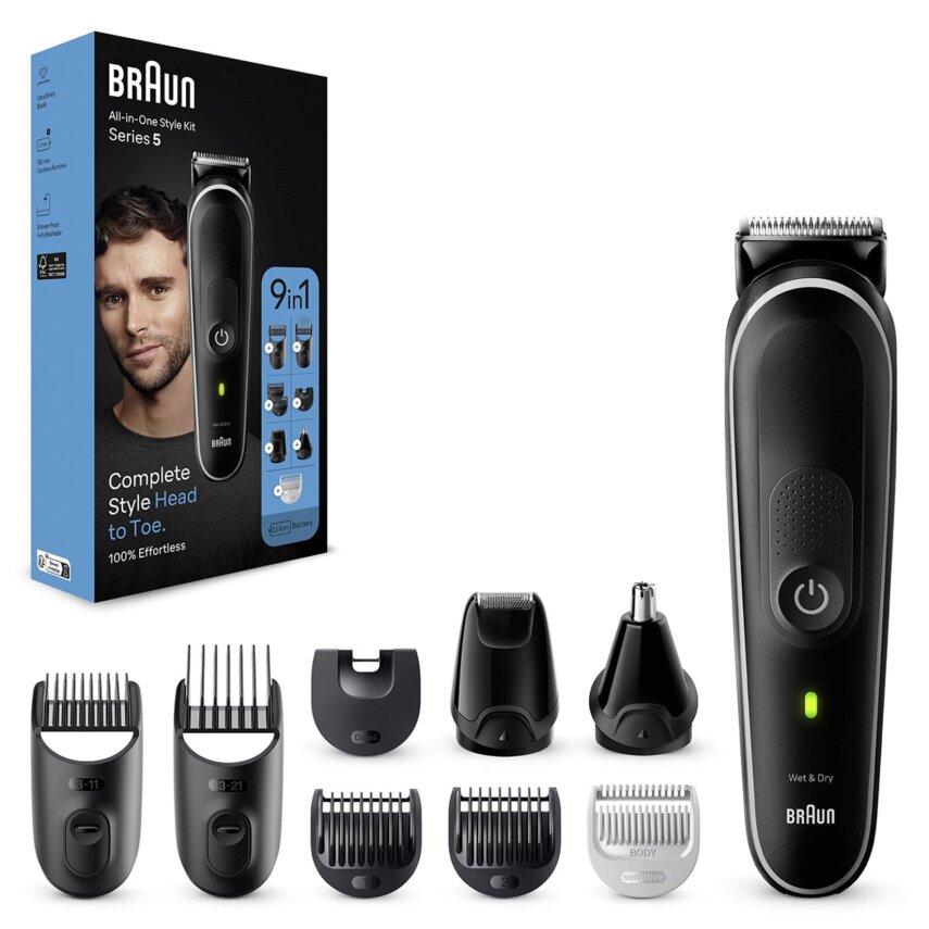 Braun Series 5 MGK5410 9'u 1 Arada Erkek Bakım Şekillendirici Kiti - 1