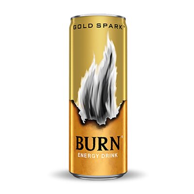Burn Gold Spark Enerji İçeceği Kutu 250 ML - Burn