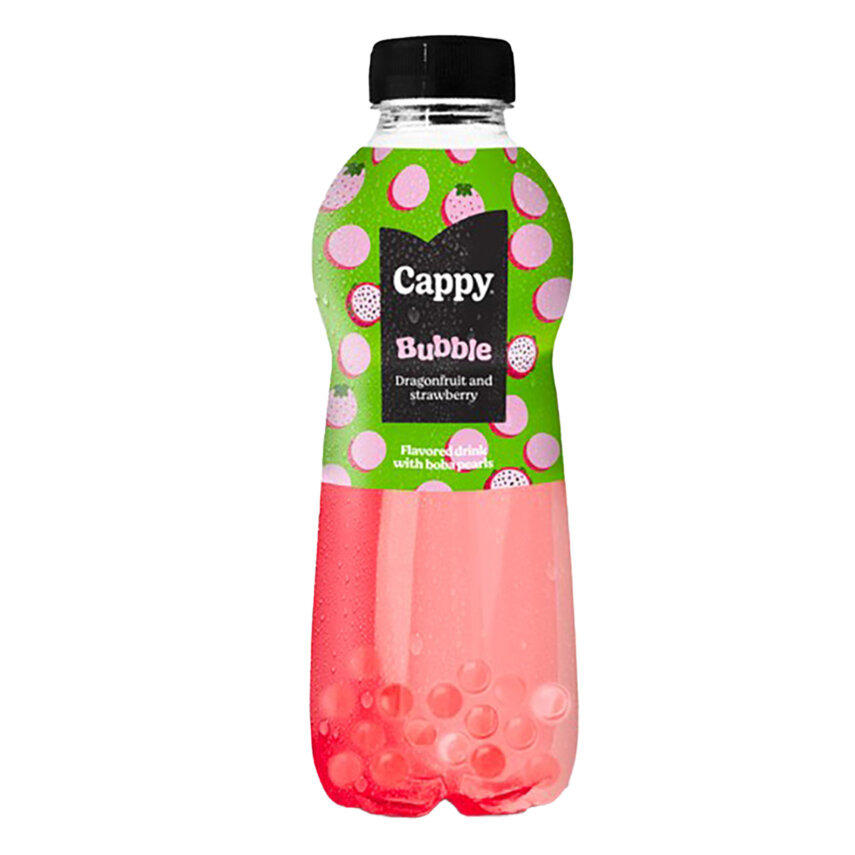 Cappy Bubble Ejder ve Çilek Aromalı İçecek Pet 330 Ml - 1