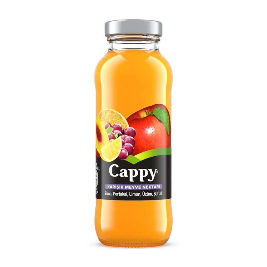 Cappy Karışık Meyve Nektarı Cam Şişe 250 Ml - 1