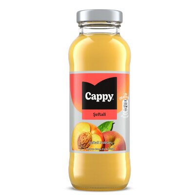 Cappy Şeftali Nektarı Cam Şişe 250 Ml - Cappy
