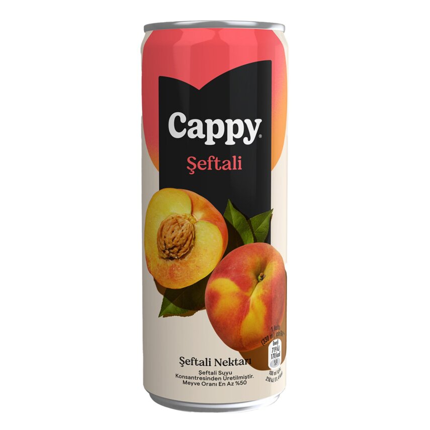 Cappy Şeftali Nektarı Kutu 330 ML - 1