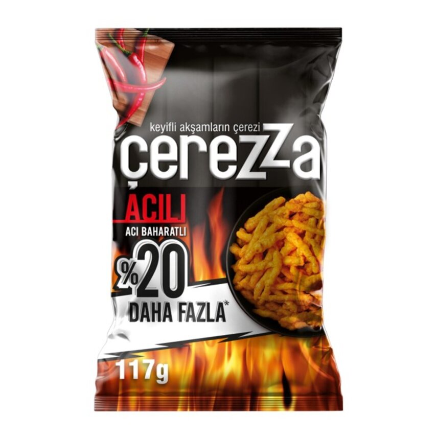 Çerezza Acı Baharatlı Mısır Çerezi Süper Boy 117 G - 1