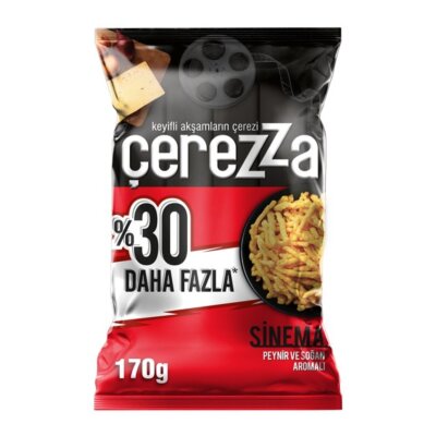 Çerezza Sinema Peynir Soğan Aromalı Mısır Çerezi Parti Boy 170 G - Çerezza
