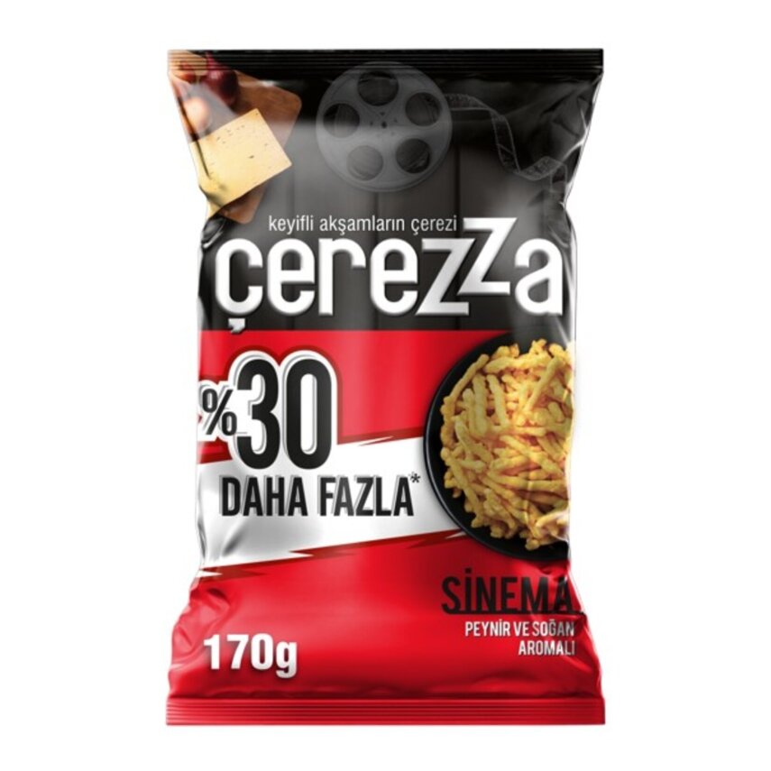 Çerezza Sinema Peynir Soğan Aromalı Mısır Çerezi Parti Boy 170 G - 1
