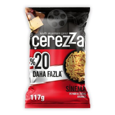 Çerezza Sinema Peynir Soğan Aromalı Mısır Çerezi Süper Boy 117 G - Çerezza
