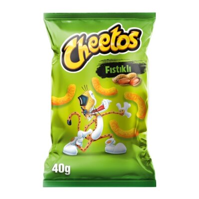 Cheetos Fırından Fıstık Aromalı Mısır Çerezi Aile Boy 40 G - Cheetos