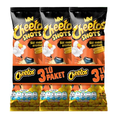 Cheetos Shots 3'lü Paket 42 G - Cheetos