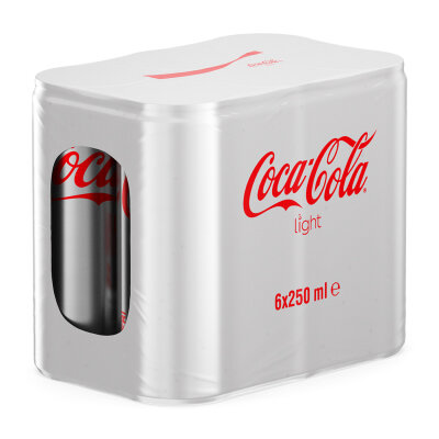 Coca-Cola Light Kutu 6 x 250 Ml - Coca-Cola