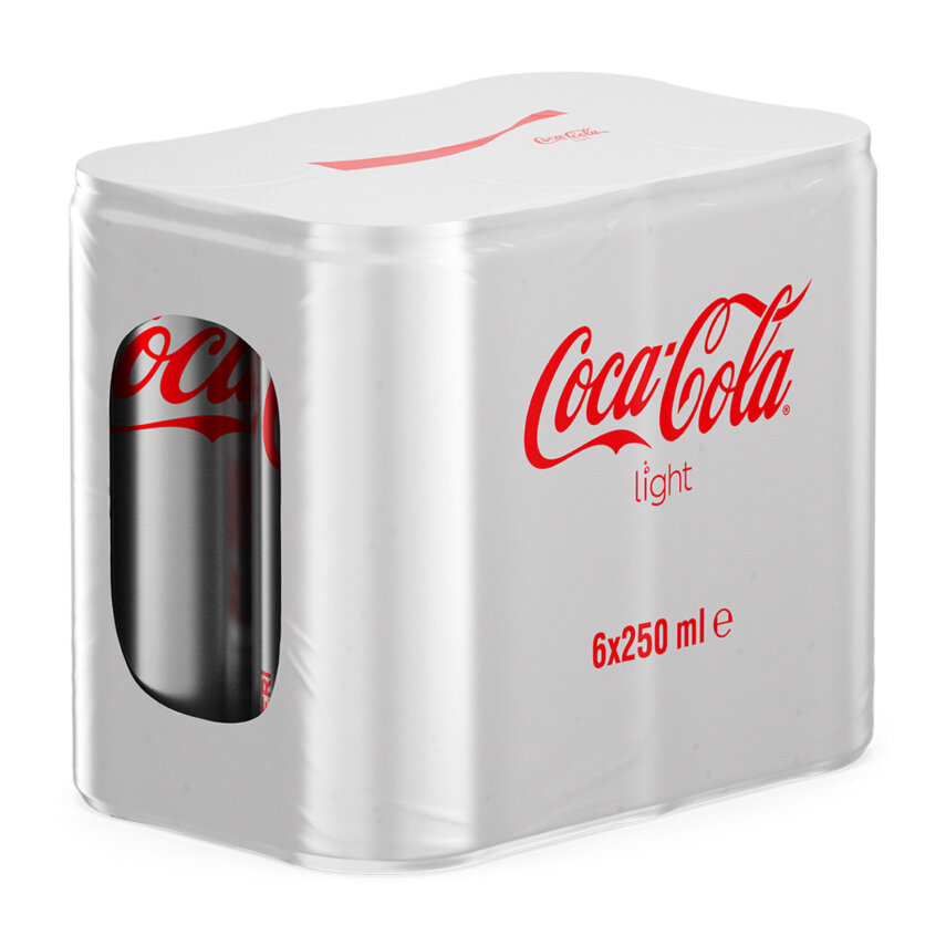 Coca-Cola Light Kutu 6 x 250 Ml - 1