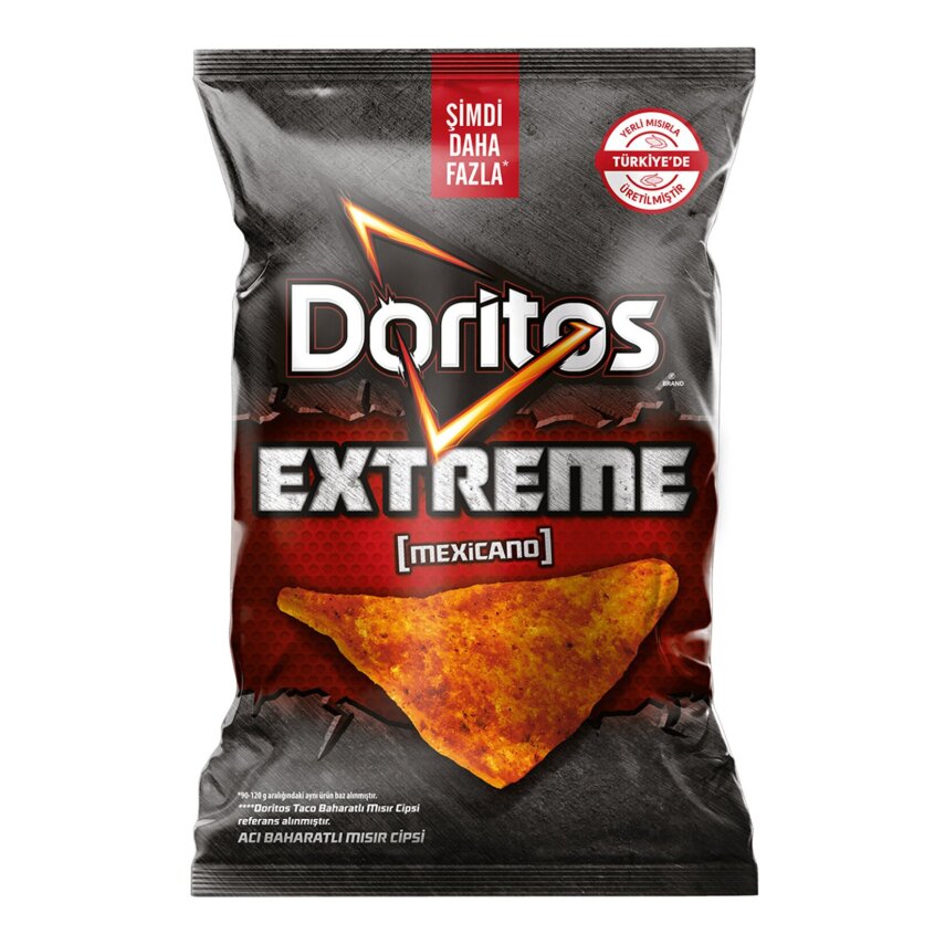 Doritos Extreme Mısır Cipsi Süper Boy 130 G - 1