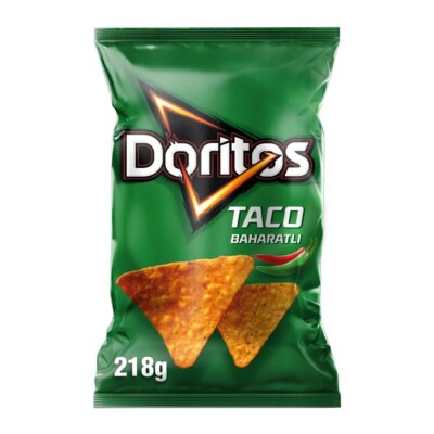 Doritos Taco Baharatlı Mısır Cipsi Mega Boy 218 G - Doritos