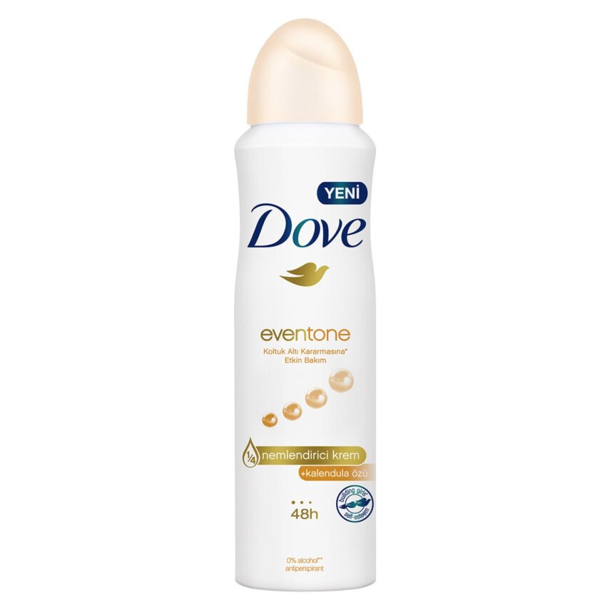 Dove Eventone Kadın Sprey Deodorant Kalendula Özü 150 ml - 1