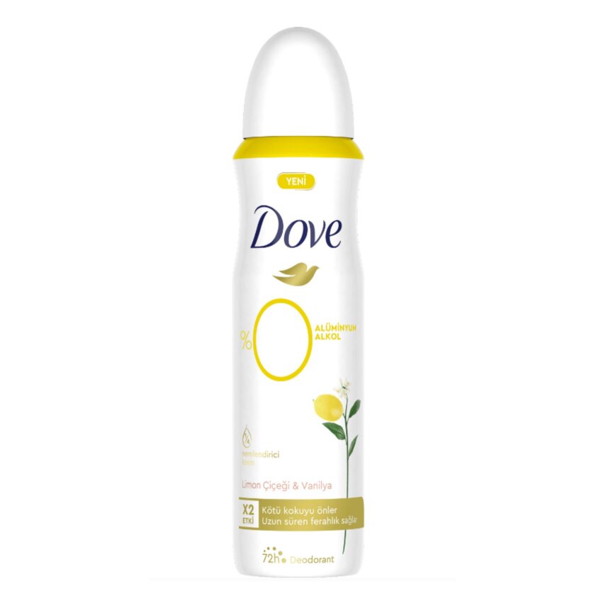 Dove Limon Çiçeği & Vanilya Sprey Deodorant 150 Ml - 1
