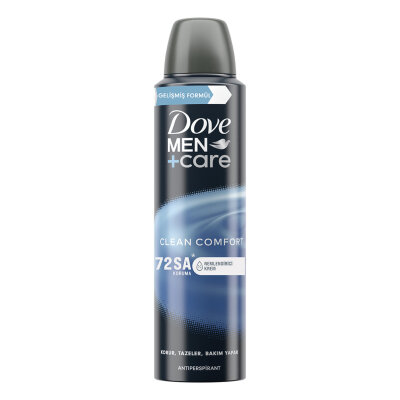 Dove Men Clean Comfort Sprey Deodorant 150 Ml - Dove