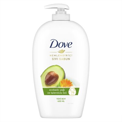 Dove Nemlendirici Sıvı Sabun Avokado Yağı ve Kalendula Özü 450 Ml - Dove