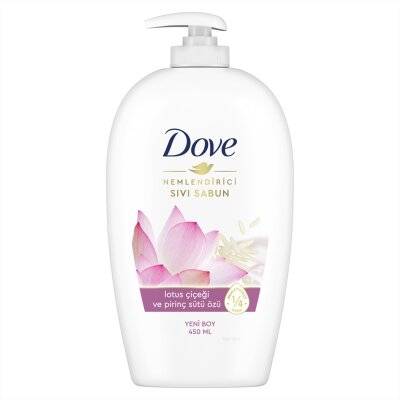 Dove Nemlendirici Sıvı Sabun Lotus Çiçeği ve Pirinç Özü 450 Ml - Dove