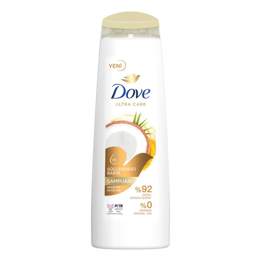 Dove Ultra Care Saç Bakım Şampuanı Güçlendirici Bakım Hindistan Cevizi Yağı 400 ml
- 1