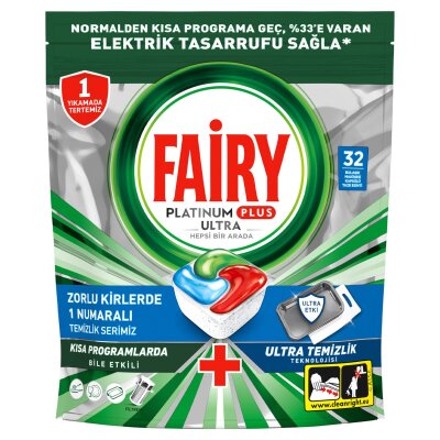 Fairy Platinum Plus Ultra Tablet 32'li 496 G - Fairy