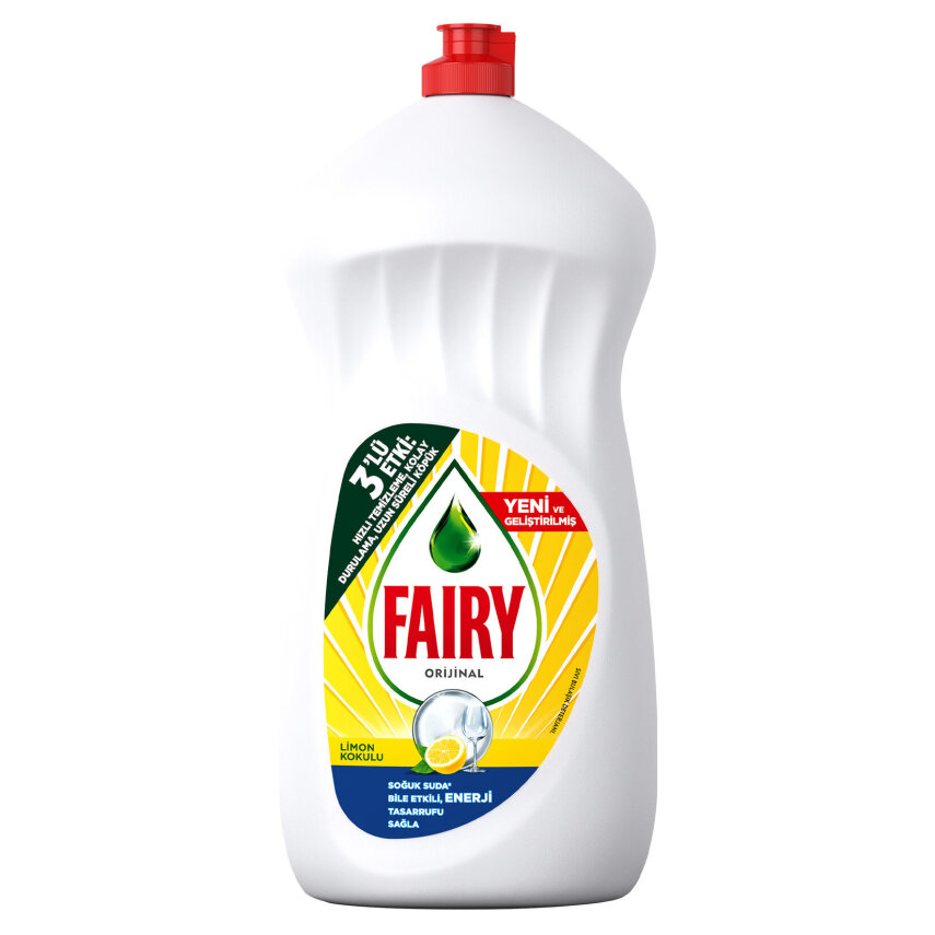 Fairy Sıvı Bulaşık Deterjanı Limon Elde Yıkama 1.5 L - 1