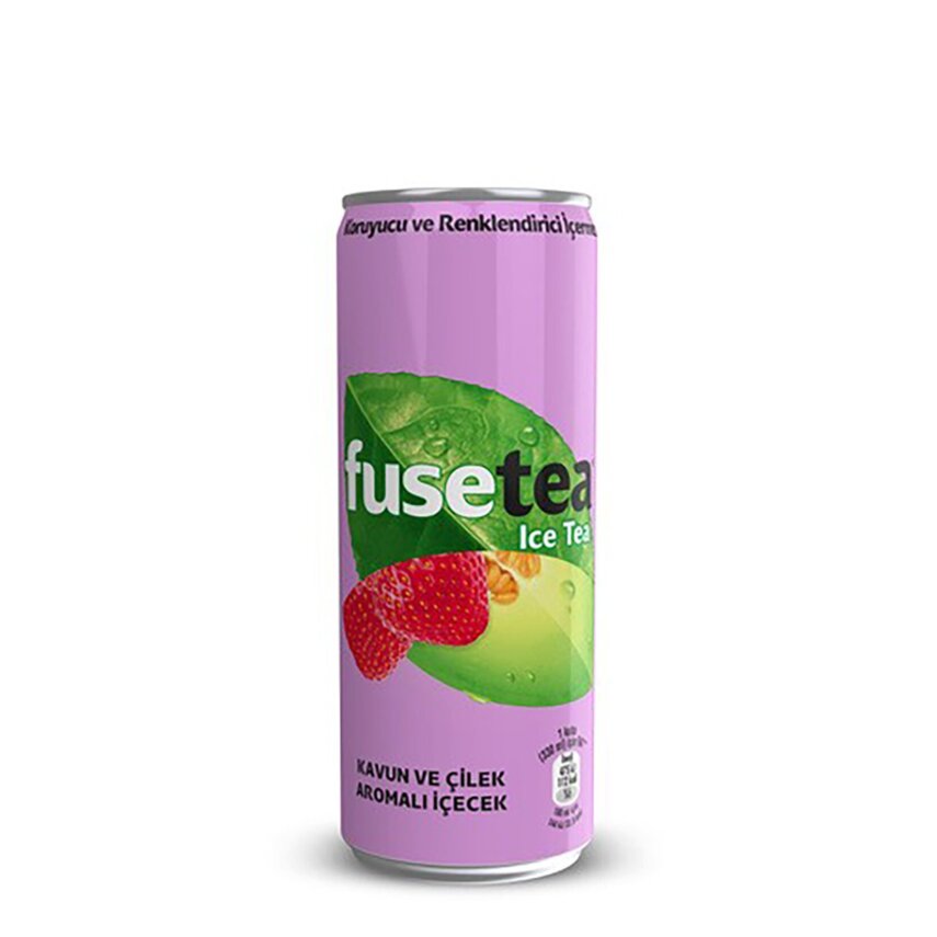 Fuse Tea Kavun Çilek Soğuk Çay Kutu 330 Ml - 1