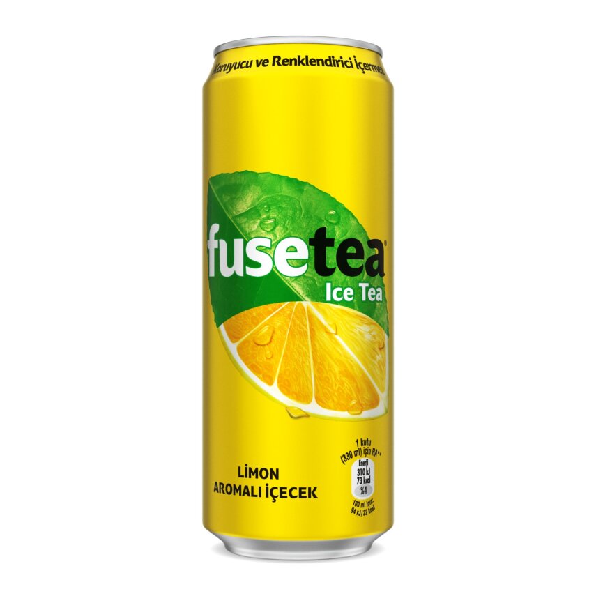 Fuse Tea Limon Aromalı Soğuk Çay Kutu 330 ML - 1