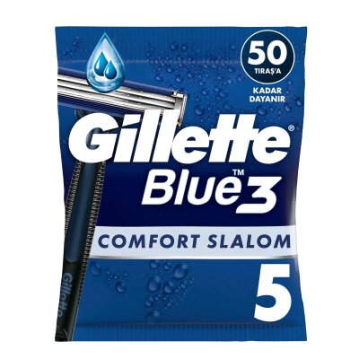 Gilette Blue 3 Comfort Slalom Tıraş Bıçağı 5''li - Gillette