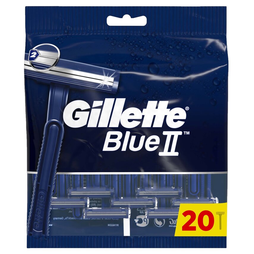 Gilette Blue2 Kullan At Tıraş Bıçağı 20'li - 1