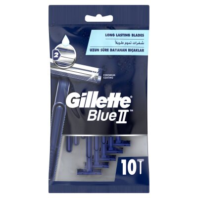 Gillette Blue2 Kullan At Tıraş Bıçağı 10 Adet - Gillette