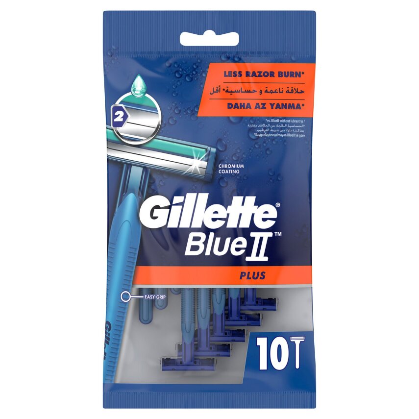 Gillette Blue2 Plus 10'lu Tıraş Bıçağı - 1