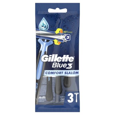 Gillette Blue3 Comfort Slalom Tıraş Bıçağı 3'lü - Gillette