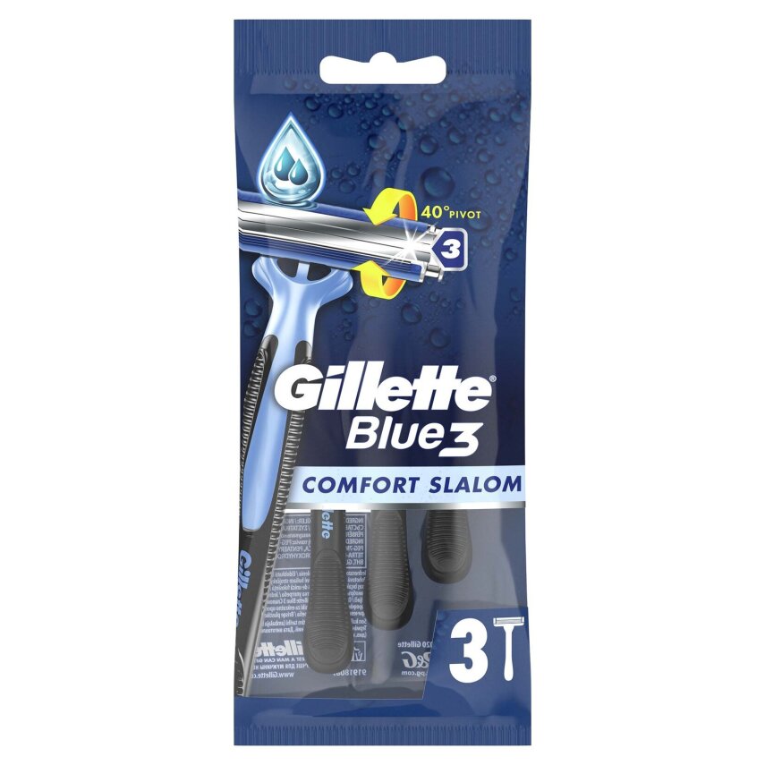 Gillette Blue3 Comfort Slalom Tıraş Bıçağı 3'lü - 1