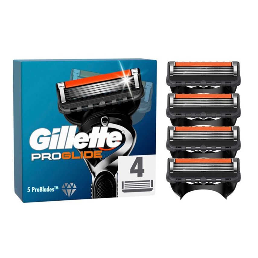 Gillette Fusion ProG'lide Yedek Tıraş Bıçağı 4 Adet - 1