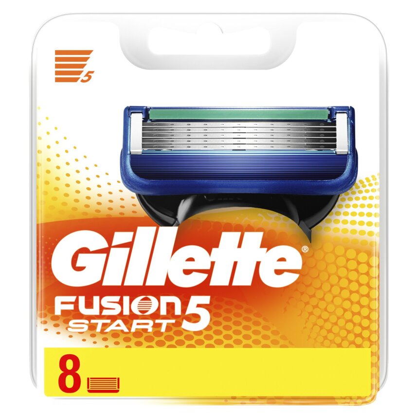 Gillette Fusion Start 8 Adet Yedek Bıçak - 1