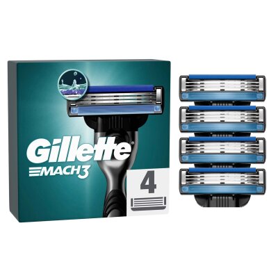 Gillette Mach3 Yedek Tıraş Bıçağı 4 Adet - Gillette