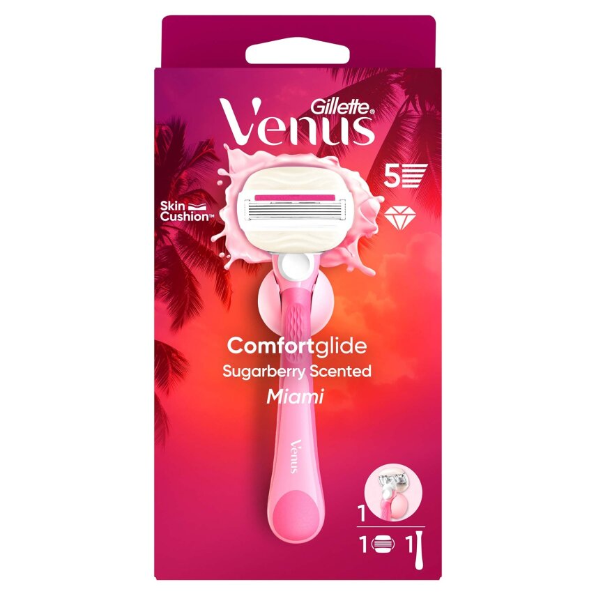 Gillette Venus Tıraş Makinesi Miami + Banyo Kancası - 1