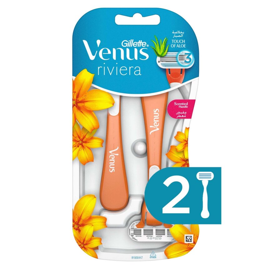 Gillette Venus Tıraş Makinesi Riviera Kadın 2'li - 1