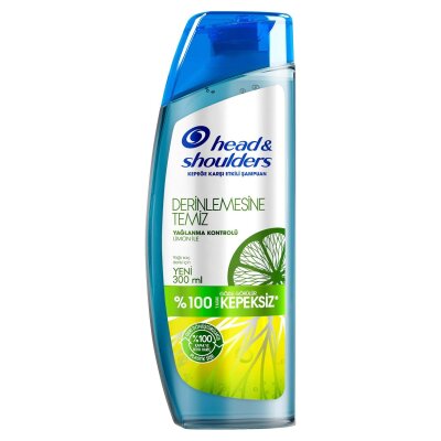 Head & Shoulders Derinlemesine Temiz Şampuan Yağlanma Kontrolü 300 Ml - Head & Shoulders