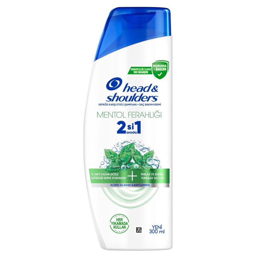 Head & Shoulders Mentol Ferahlığı 2in1 Şampuan 300 Ml - 1