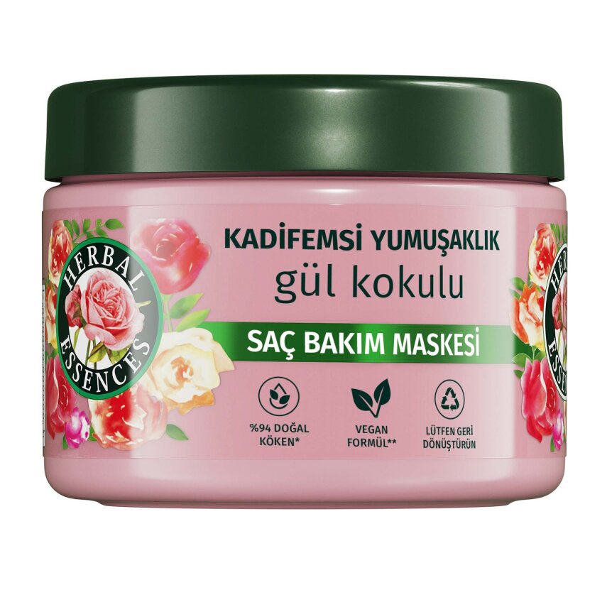 Herbal Essences Kadifemsi Yumuşaklık Saç Bakım Maskesi 300 Ml - 1