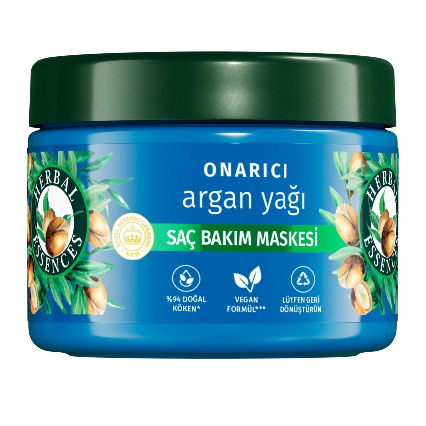 Herbal Essences Onarıcı Argan Yağı Saç Bakım Maskesi 300 Ml - 1