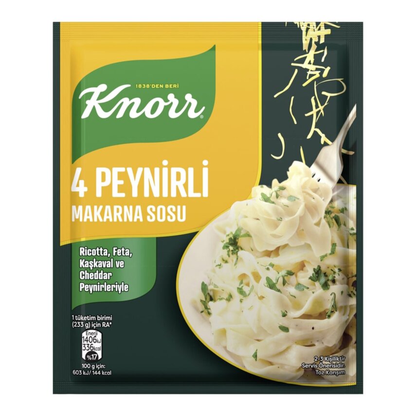 Knorr 4 Peynirli Makarna Sosu 50 G - 1