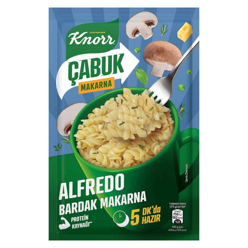 Knorr Çabuk Alfredo Bardak Makarna 48G - 1
