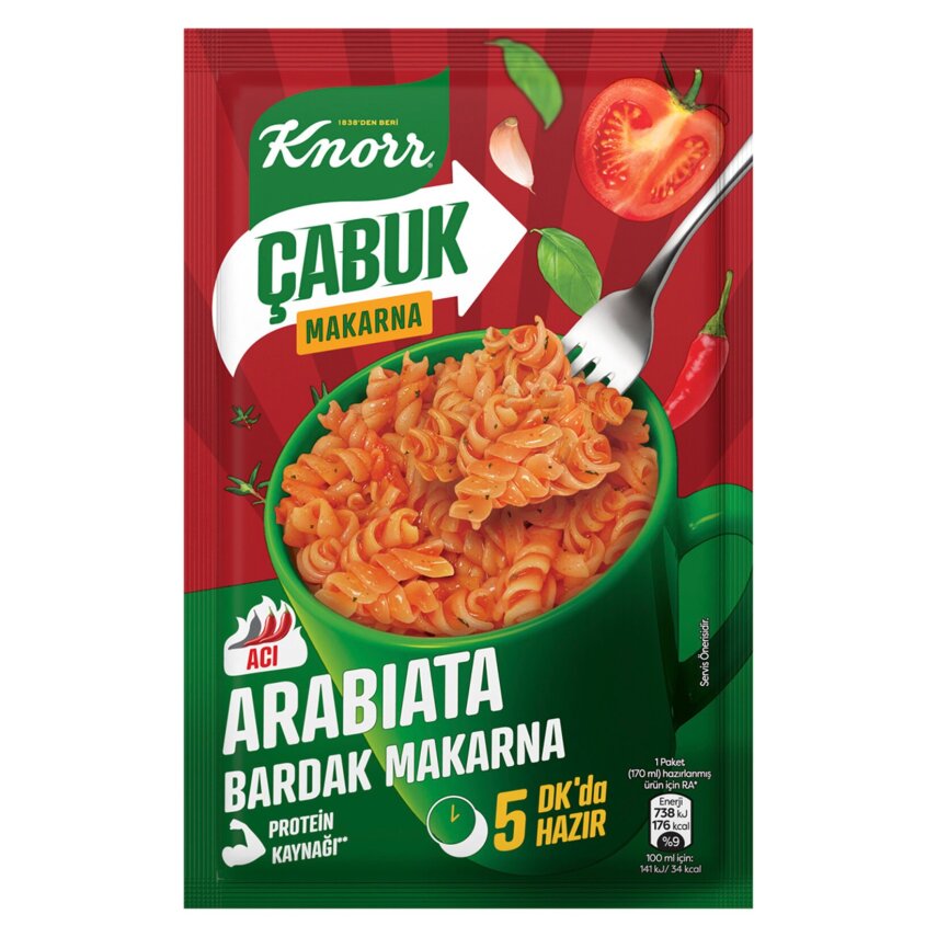 Knorr Çabuk Arabiata Bardak Makarna 48 G - 1