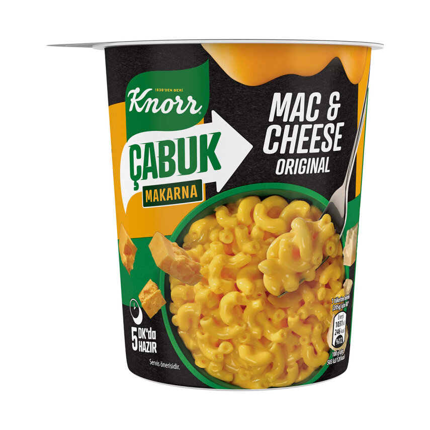 Knorr Çabuk Makarna Mac & Cheese (Bardak) 65 G - 1