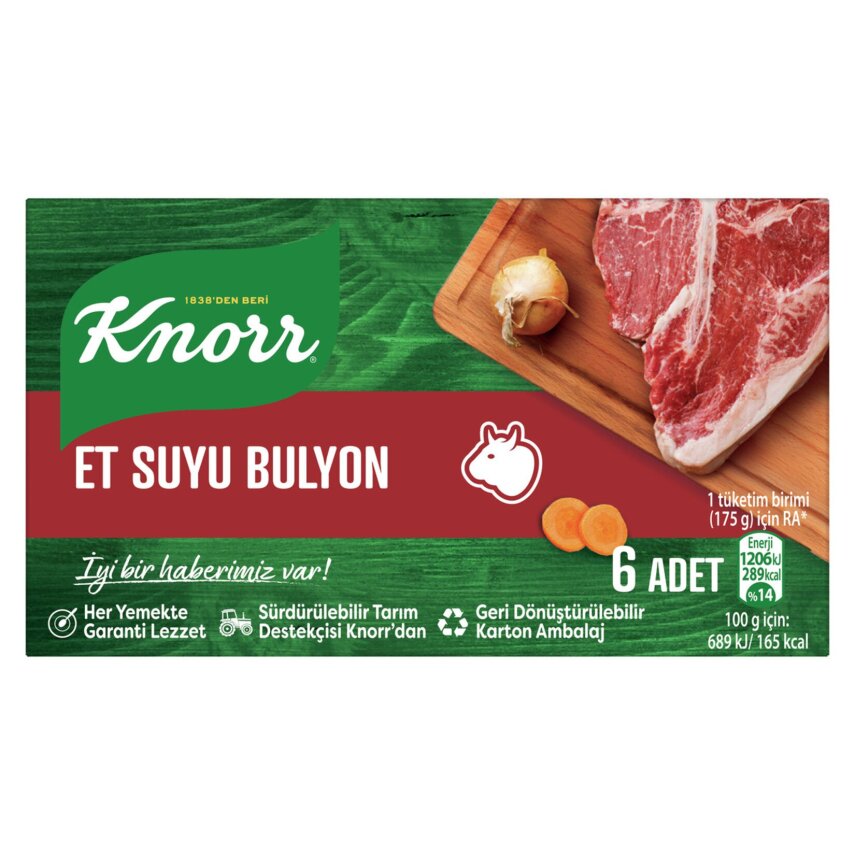 Knorr Et Suyu Bulyon 6’lı 60 G - 1