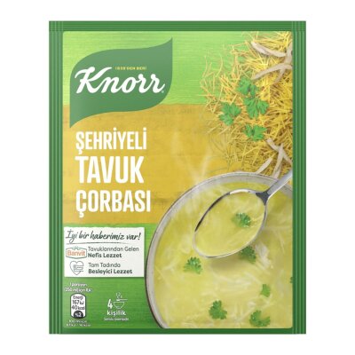 Knorr Hazır Çorba Şehriyeli Tavuk 4 Kişilik 51 G - Knorr